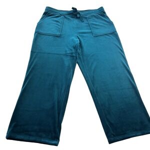 NWT Westbound velour pant size Petite L leisure comfort Grandma Core